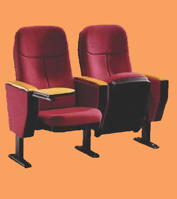 Tip Up Chair With Writing Pad for auditorium and conference room.